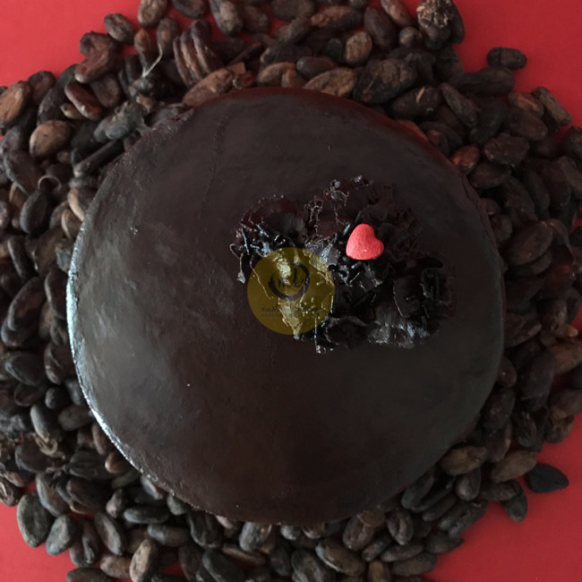 Chocolate Almond Ganache Cake