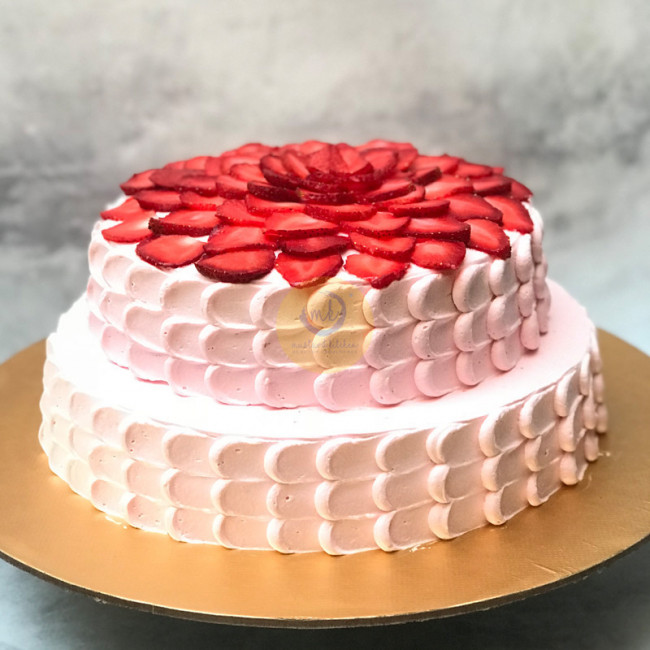 Strawberry Tier Cake
